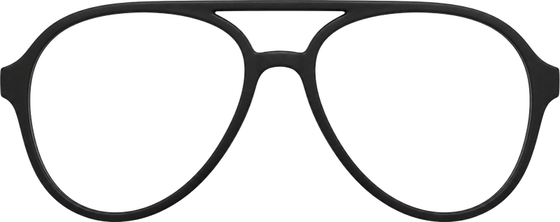 Aviator glasses frame