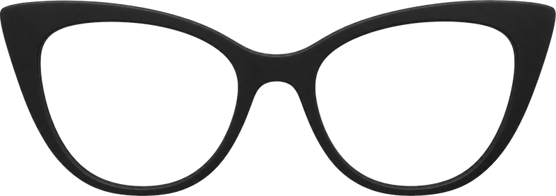 Cat-eye glasses frame